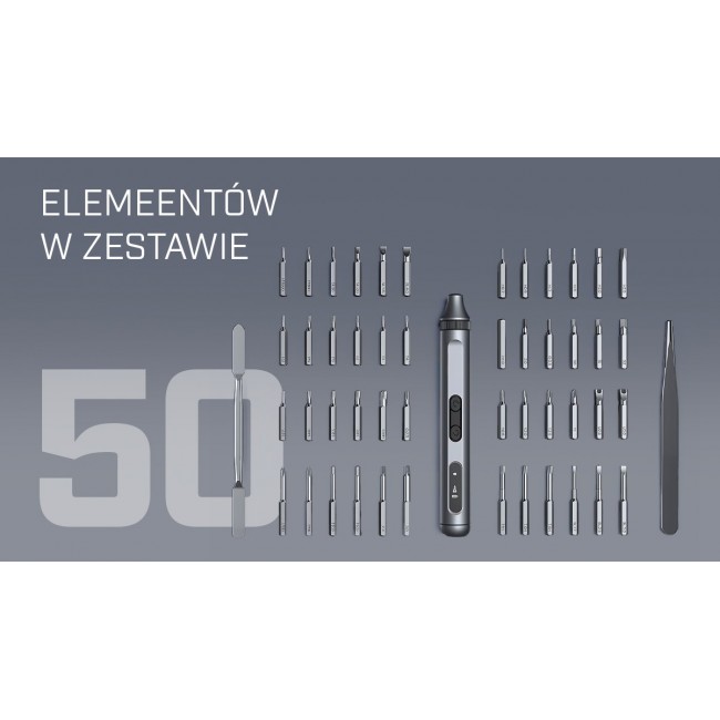 Extralink POWERLINK WKRETAK ELEKTRYCZNY 50 W 1 SET SCREWDRIVER ELECTRIC 50 IN 1