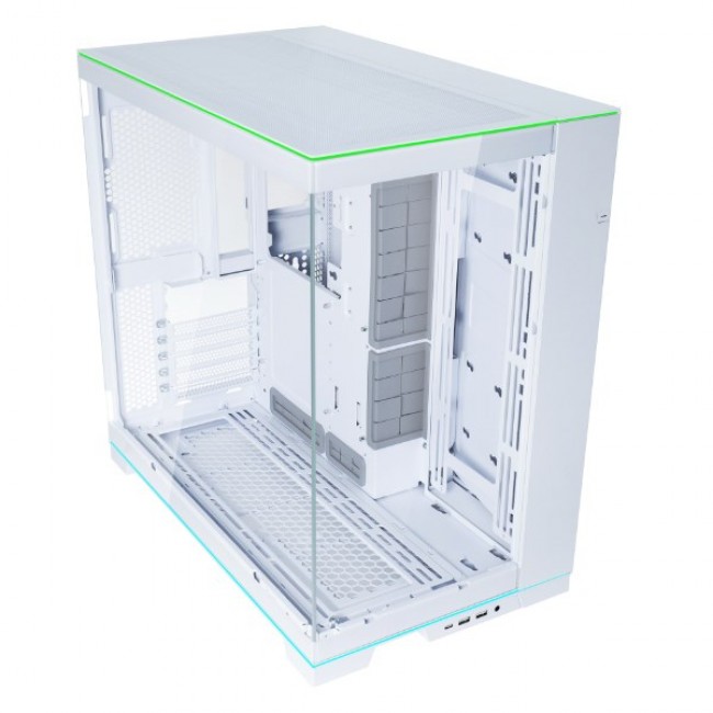 Lian Li O11D EVO RGB, Tempered Glass - white