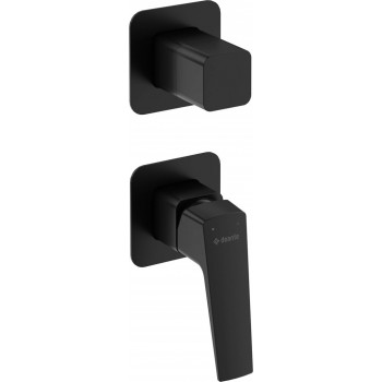 Concealed shower mixer with shower diverter
