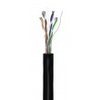Goobay CAT 6 network cable, U/UTP, black, 100m Goobay CAT 6 network cable, U/UTP, black, 100m
