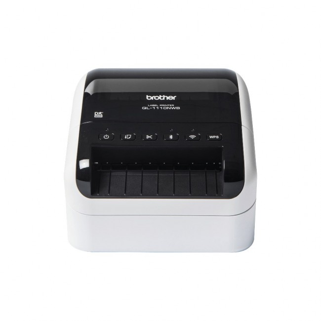 Brother QL-1110NWB label printer Direct thermal 300 x 300 DPI 110 mm/sec Wired & Wireless Ethernet LAN DK Wi-Fi Bluetooth