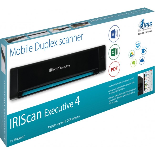 IRIS IRIScan Executive 4 - scanner med IRIS IRIScan Executive 4 - scanner med