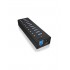 ICY BOX IB-AC6110 USB 3.2 Gen 1 (3.1 Gen 1) Type-B 5000 Mbit/s Black