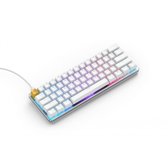 Glorious PC Gaming Race GMMK keyboard USB QWERTY US International Silver, White Glorious PC Gaming Race GMMK keyboard USB QWERTY US International Silver, White