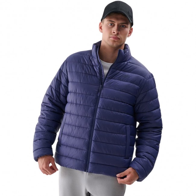 Men's down jacket 4F M483 navy blue 4FWAW24TDJAM483 31S M Men's down jacket 4F M483 navy blue 4FWAW24TDJAM483 31S M