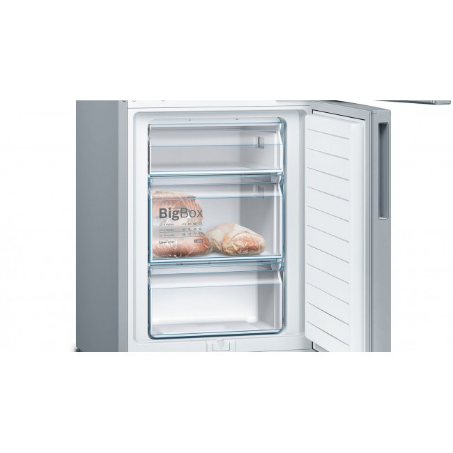 Bosch Serie 4 KGV33VLEA fridge-freezer Freestanding 289 L E Stainless steel Bosch Serie 4 KGV33VLEA fridge-freezer Freestanding 289 L E Stainless steel
