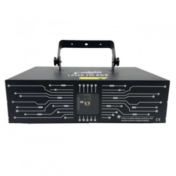EVOLIGHTS LASER 3W RGB professional stage axles