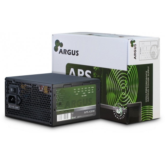Inter-Tech Argus APS power supply unit 420 W 20+4 pin ATX ATX Black Inter-Tech Argus APS power supply unit 420 W 20+4 pin ATX ATX Black