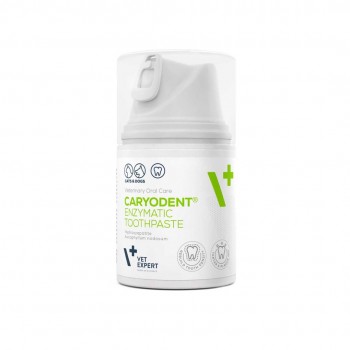 VETEXPERT Caryodent Enzymatic Toothpaste - enzymatic toothpaste for dogs and cats - 50 ml