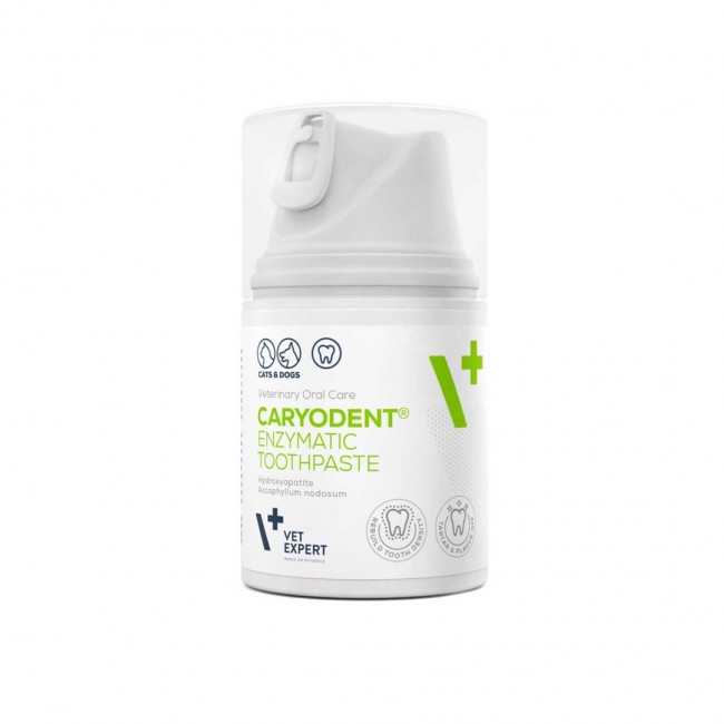 VETEXPERT Caryodent Enzymatic Toothpaste - enzymatic toothpaste for dogs and cats - 50 ml VETEXPERT Caryodent Enzymatic Toothpaste - enzymatic toothpaste for dogs and cats - 50 ml