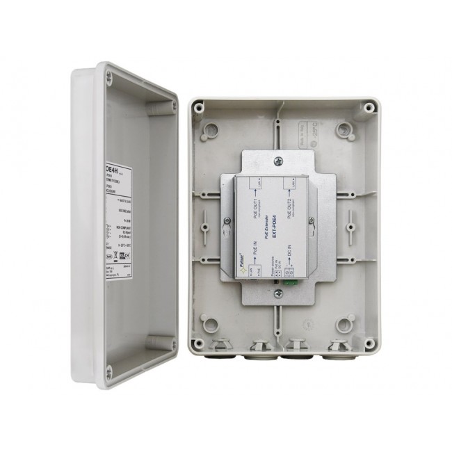 HERMETIC POE EXTENDER FOR 2 IP CAMERAS Pulsar EXT-POE4H 48V HERMETIC POE EXTENDER FOR 2 IP CAMERAS Pulsar EXT-POE4H 48V