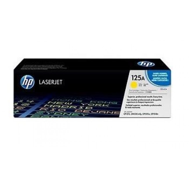 HP 125A Yellow Original LaserJet Toner Cartridge HP 125A Yellow Original LaserJet Toner Cartridge