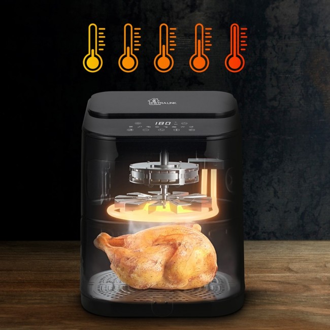 Extralink HOME AIR 5.2L EU SJ-520 fryer Single 1600 W Hot air fryer Black