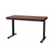 ACTIVEJET desk with electric height adjustment 120x60 ET119S black/walnut