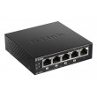 D-Link DGS-1005P/E network switch Unmanaged Gigabit Ethernet (10/100/1000) Power over Ethernet (PoE) Black