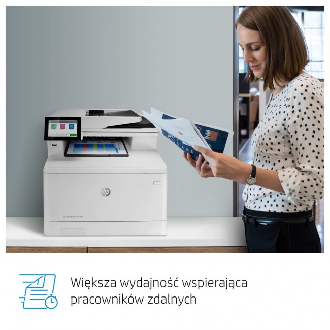 HP Color LaserJet Enterprise LaserJet Enterprise M480f Multifunction Color Printer, Ethernet Only Copier, Scanner