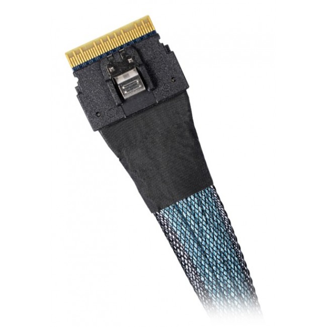 Icy Dock MB406L-B Serial Attached SCSI (SAS) cable 0.5 m Black