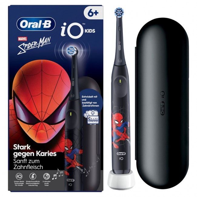 Oral-B iO Kids Spiderman Child Rotating toothbrush Black Oral-B iO Kids Spiderman Child Rotating toothbrush Black