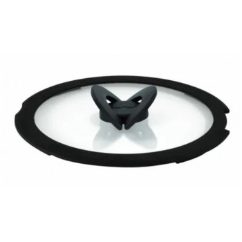 Tefal L9846753 pan lid Round Black, Transparent