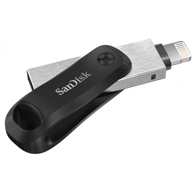 SanDisk iXpand USB flash drive 64 GB USB Type-A / Lightning 3.2 Gen 2 (3.1 Gen 2) Black, Silver