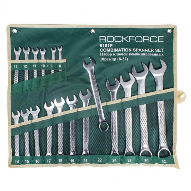 ROCKFORCE KLUCZ P ASKO-OCZKOWY kpl.18el. (8-32mm) ROCKFORCE KLUCZ P ASKO-OCZKOWY kpl.18el. (8-32mm)