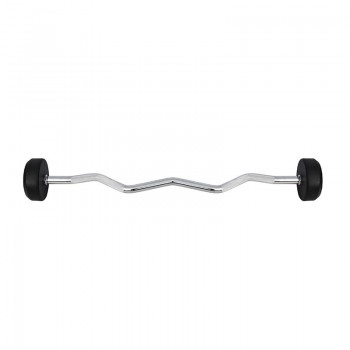 HMS GSL25 fixed barbell/rubber broken bar 25 kg