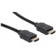 Manhattan HDMI 8K@60Hz Cable with Ethernet, 2m, Male to Male, Black, 4K@120Hz, Ultra HD 4k x 2k, Fully Shielded, Gold Plated Contacts, Lifetime Warranty, Ultra High Speed Manhattan HDMI 8K@60Hz Cable with Ethernet, 2m, Male to Male, Black, 4K@120Hz, Ultra HD 4k x 2k, Fully Shielded, Gold Plated Contacts, Lifetime Warranty, Ultra High Speed