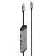 Lindy DST-Micro 140, USB-C Laptop Micro Docking Station with 4K Support and 1.4m 60W Charging Cable Lindy DST-Micro 140, USB-C Laptop Micro Docking Station with 4K Support and 1.4m 60W Charging Cable