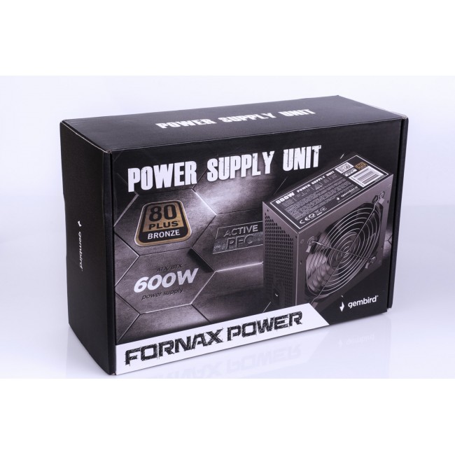 Gembird CCC-PSU80P-BBP-600 power supply unit 600 W 24-pin ATX ATX Black Gembird CCC-PSU80P-BBP-600 power supply unit 600 W 24-pin ATX ATX Black