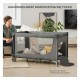 KinderKraft travel cot JOY 2 DARK GREY KinderKraft travel cot JOY 2 DARK GREY
