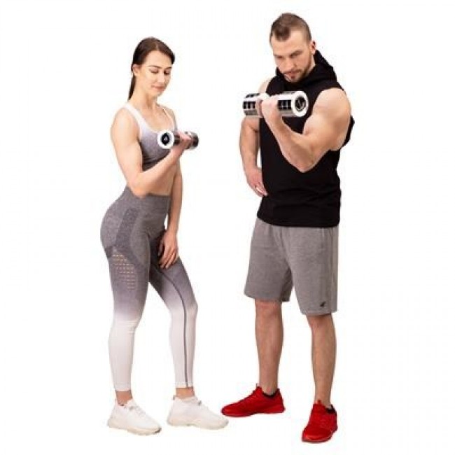 Chrome dumbbells 2x10 kg HMS CHD10 Chrome dumbbells 2x10 kg HMS CHD10