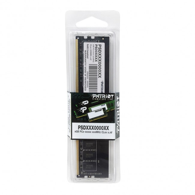 Patriot Memory Signature Line Patriot memory module 16 GB 1 x 16 GB DDR4 Patriot Memory Signature Line Patriot memory module 16 GB 1 x 16 GB DDR4