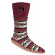 Glovii GQ5L slippers Slipper boot Unisex nieokre lony Bordeaux