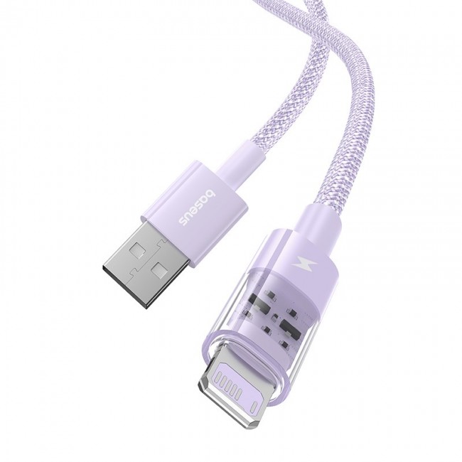 Baseus Gem USB to IP 2.4A fast charging cable 1 m Purple Baseus Gem USB to IP 2.4A fast charging cable 1 m Purple