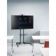 Manhattan TV & Monitor Mount, Trolley Stand, 1 screen, Screen Sizes: 37-65