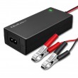 Qoltec 52665 Automatic charger for AGM GEL STD batteries | 24V charger | 2A | 48W | LED | 1.8m cable