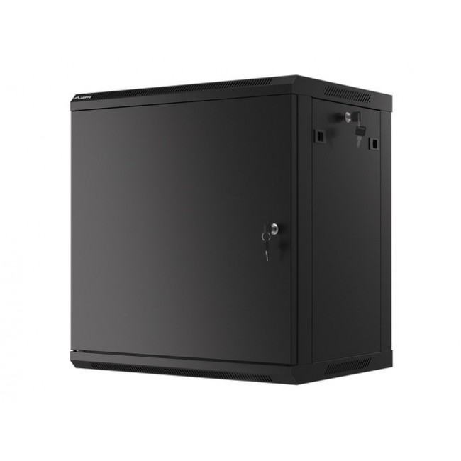 Lanberg WF01-6412-00B rack cabinet 12U Wall mounted rack Black