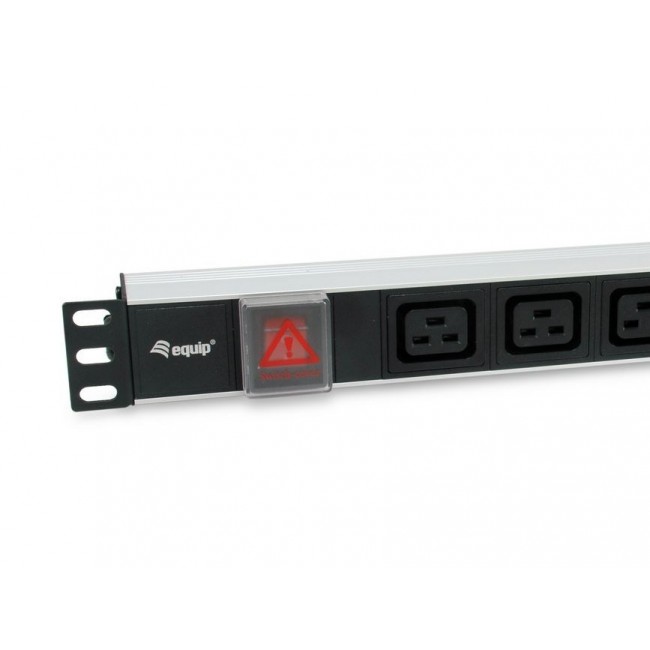 Equip 333319 power distribution unit (PDU) 6 AC outlet(s) 1U Black Equip 333319 power distribution unit (PDU) 6 AC outlet(s) 1U Black