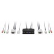 LevelOne 2-Port USB VGA Cable KVM Switch, audio support