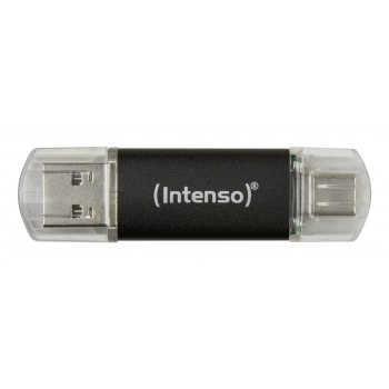 Intenso Twist Line USB flash drive 128 GB USB Type-A / USB Type-C 3.2 Gen 1 (3.1 Gen 1) Anthracite