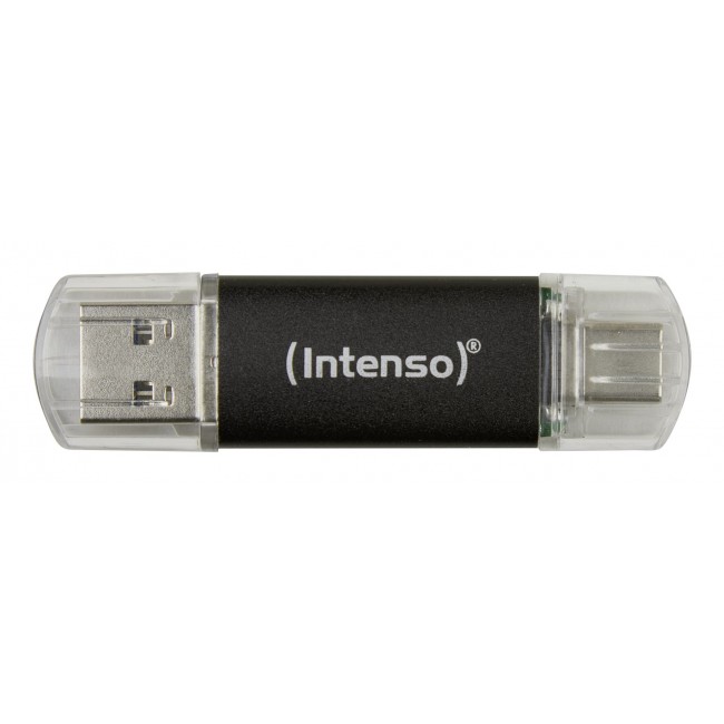 Intenso Twist Line USB flash drive 128 GB USB Type-A / USB Type-C 3.2 Gen 1 (3.1 Gen 1) Anthracite