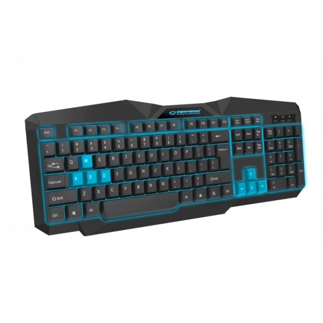 Esperanza EGK201B keyboard Gaming USB Black