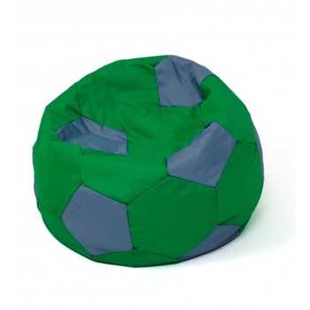 Soccer Sako bag pouffe green-grey L 80 cm