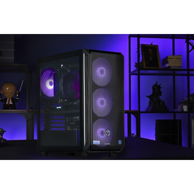 Actina 5901443410287 PC AMD Ryzen 5 8400F 32 GB DDR5-SDRAM 1 TB SSD Intel Arc B580 Midi Tower Black Actina 5901443410287 PC AMD Ryzen 5 8400F 32 GB DDR5-SDRAM 1 TB SSD Intel Arc B580 Midi Tower Black