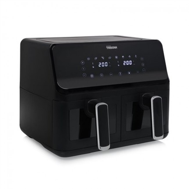 Tristar FR-9040 fryer Double 8 L Stand-alone 2700 W Hot air fryer Black Tristar FR-9040 fryer Double 8 L Stand-alone 2700 W Hot air fryer Black