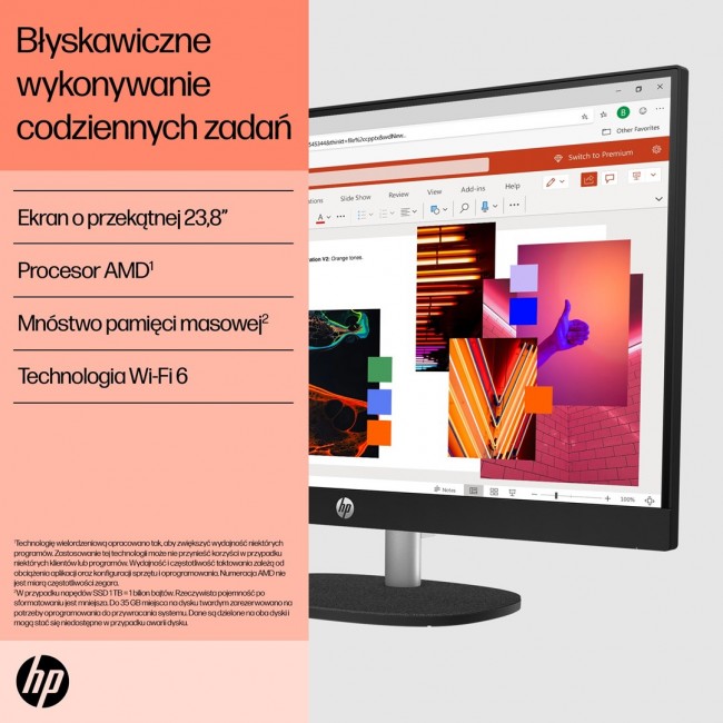 HP 24-cr0312nw AMD Ryzen 5 7520U 60.5 cm (23.8 HP 24-cr0312nw AMD Ryzen 5 7520U 60.5 cm (23.8