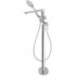 Freestanding bathtub mixer with shower set