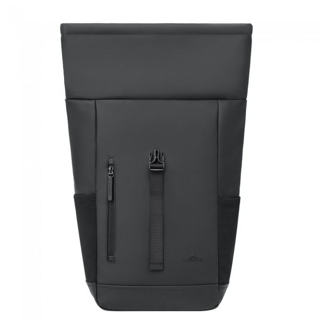 Rivacase Eden backpack Roll top backpack Black Polyester, PU leather Rivacase Eden backpack Roll top backpack Black Polyester, PU leather