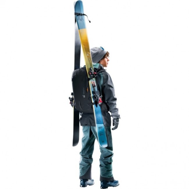 Ski touring backpack Deuter Freerider 30 L Black Ski touring backpack Deuter Freerider 30 L Black