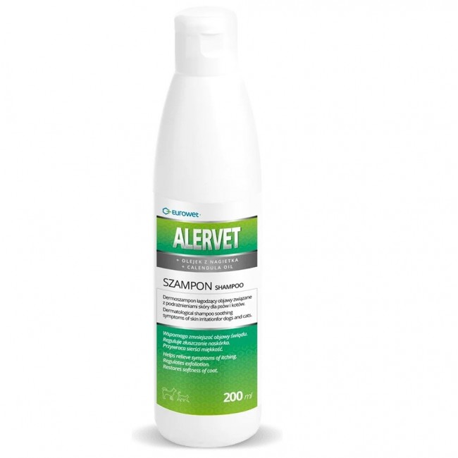 EUROWET Alervet - shampoo for dogs and cats - 200ml EUROWET Alervet - shampoo for dogs and cats - 200ml